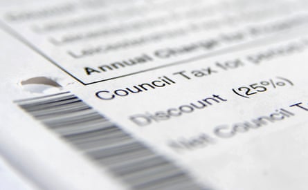 A council tax form