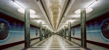 A taste of space under the ground … Kosmonavtlar (Cosmonauts) metro station.