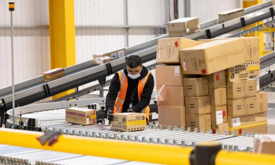 Amazon’s warehouse in Swindon