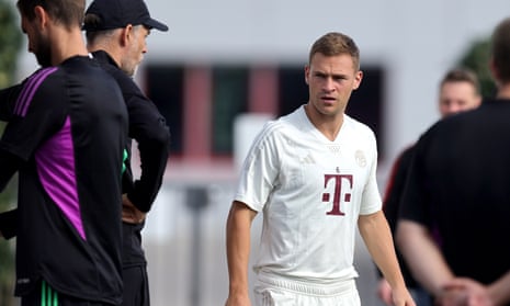 Joshua Kimmich could miss tonight’s match due to an inflamed tendon.