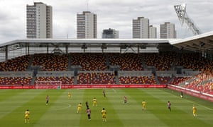 The first game at the Brentford Community Stadium, the Carabao Cup first-round tie between Brentford and Wycombe Wanderers.