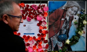 A memorial to Mireille Knoll