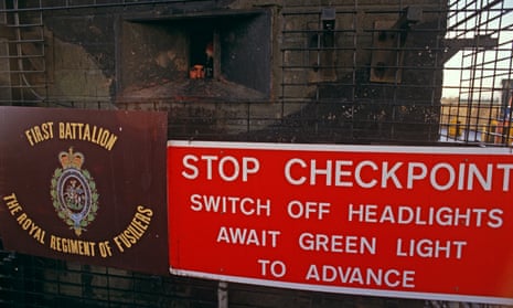 A Northern Ireland checkpoint