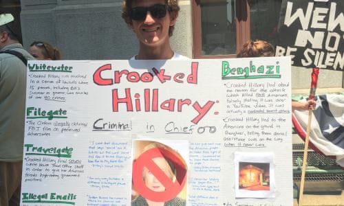 Lock Her Up Sanders Supporters Adopt Trump S Attack Line On Clinton Democratic National Convention 16 The Guardian Lock Her Up Sanders Supporters Adopt Trump S Attack Line On Clinton Democratic National Convention 16 The Guardian