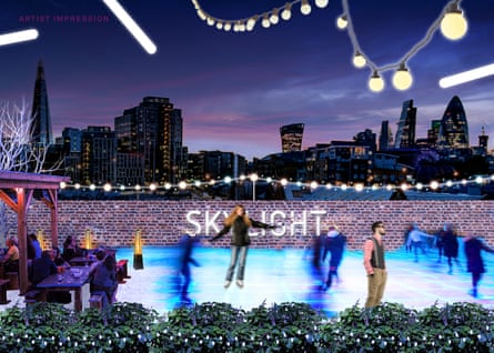 Skylight skating