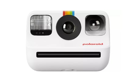 White Polaroid Go Generation 2 instant camera.
