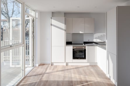 ‘These lovely big windows’ … one of the kitchens in Citizens House