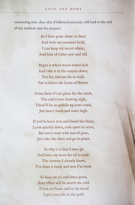Forrest Fenn's poem