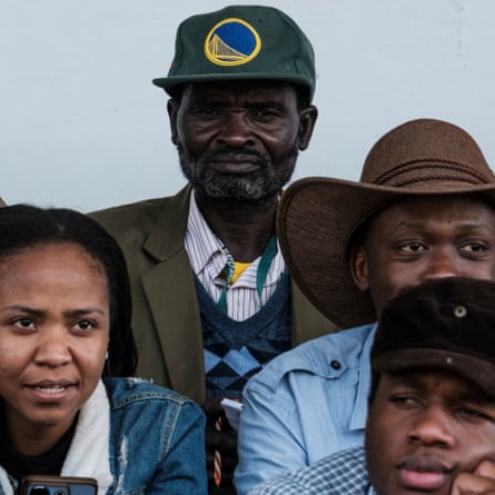 Racegoers at Ngong Racecourse.