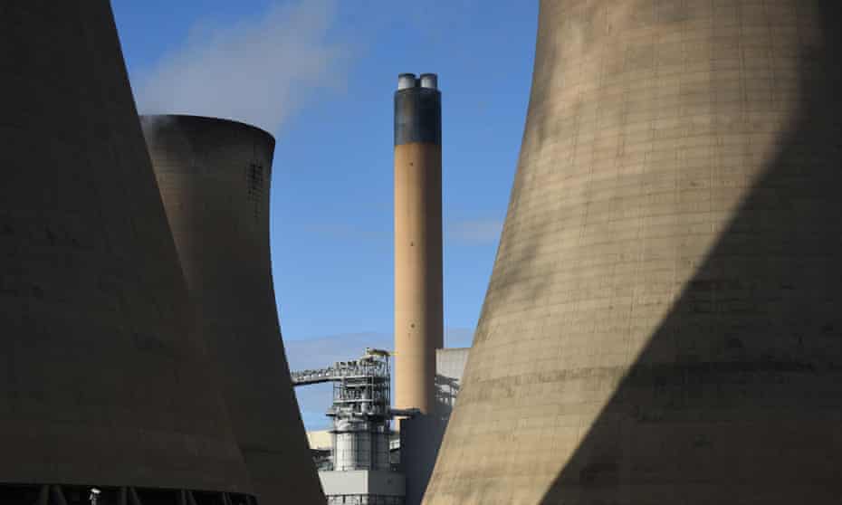 Drax’s coal-fired power station near Selby, north Yorkshire.