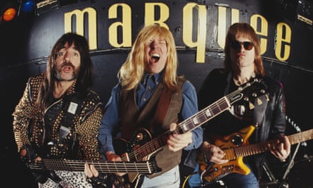 Up to 11 … Spinal Tap with Guest on right