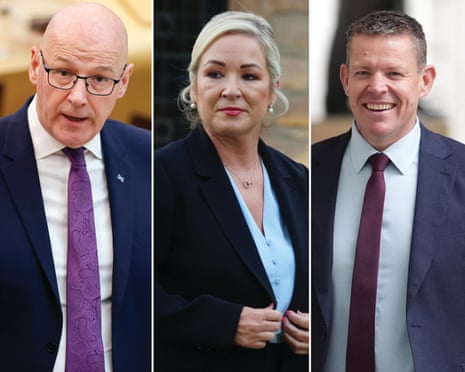 John Swinney, Michelle O’Neill and Rhun ap Iorwerth