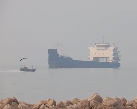 Vessels in the Strait of Hormuz.