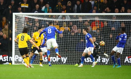 Rúben Neves fires Wolves into an early lead.