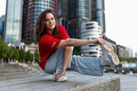 Gunn poses for a portrait in Sydney in April 2024, four months before making her Olympic debut in Paris.