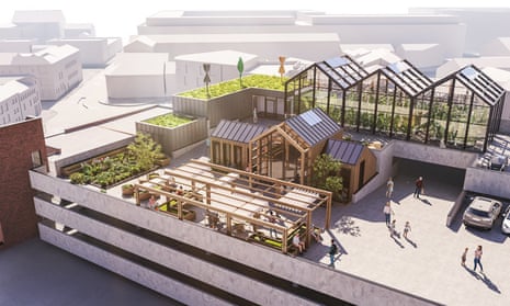 The design Slow Food Birmingham has submitted to the council for Vyse Street car park
