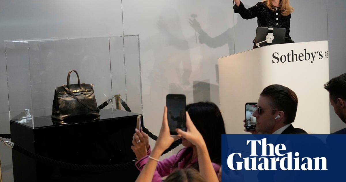 Jane Birkin's original Hermes handbag sells for record 8.6m at Paris auction