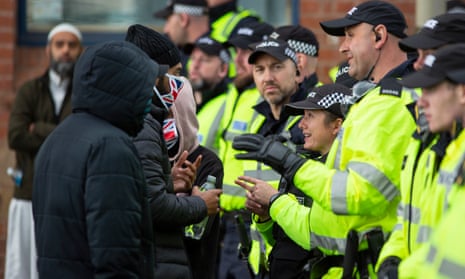 Half of those arrested over clashes in Leicester from outside county | Leicester | The Guardian