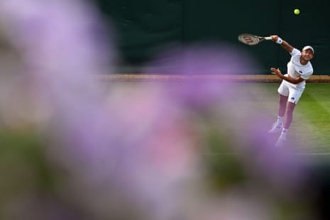 Enzo Couacaud at Wimbledon 2022.