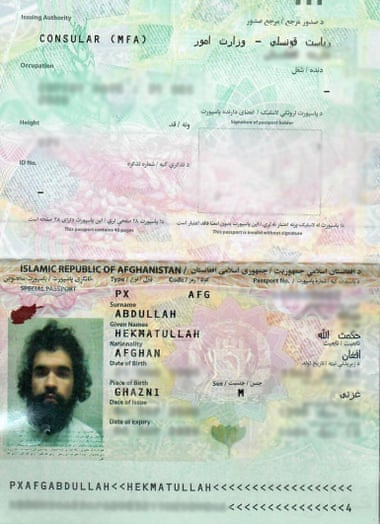 For Hekmatullah passport