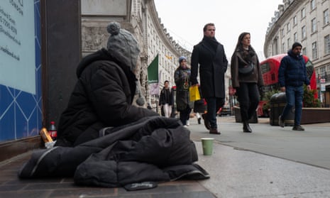 ‘This is spiralling’: alarm as youth homelessness soars in UK since Christmas