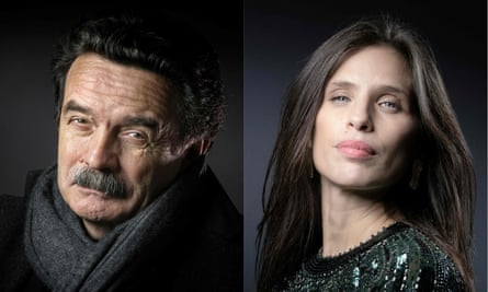 Edwy Plenel, pictured in 2016, and Maiwenn, in 2021.