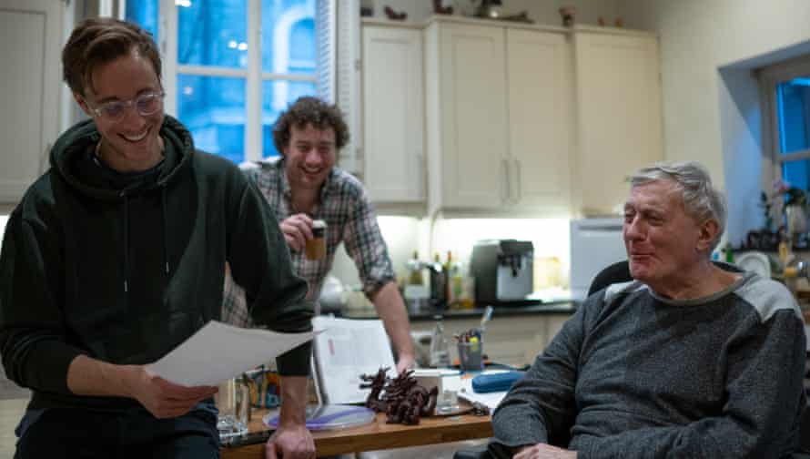 Geoff and two of his sons