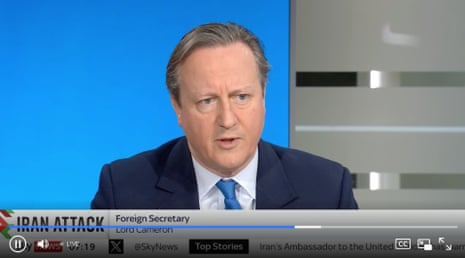 David Cameron on Sky News this morning.
