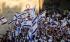 Clashes in Jerusalem as thousands of Israelis parade through Muslim quarter