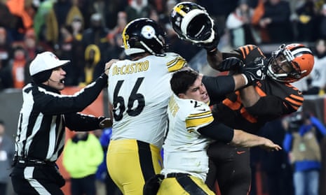 N.F.L. Fines Mason Rudolph $50,000 for Role in Brawl With Browns