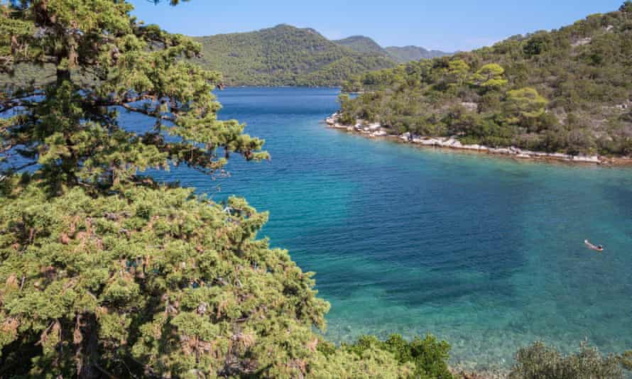 Croatia - The landscape of national park Mljet island