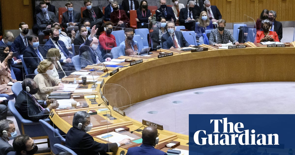 Russia vetoes UN security council resolution linking climate crisis to international peace