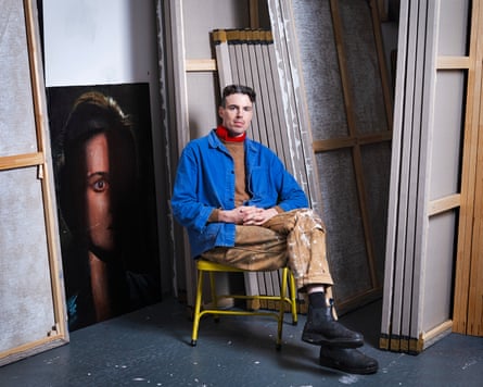 ttktktk’ … Joseph Yaeger in his studio in London.