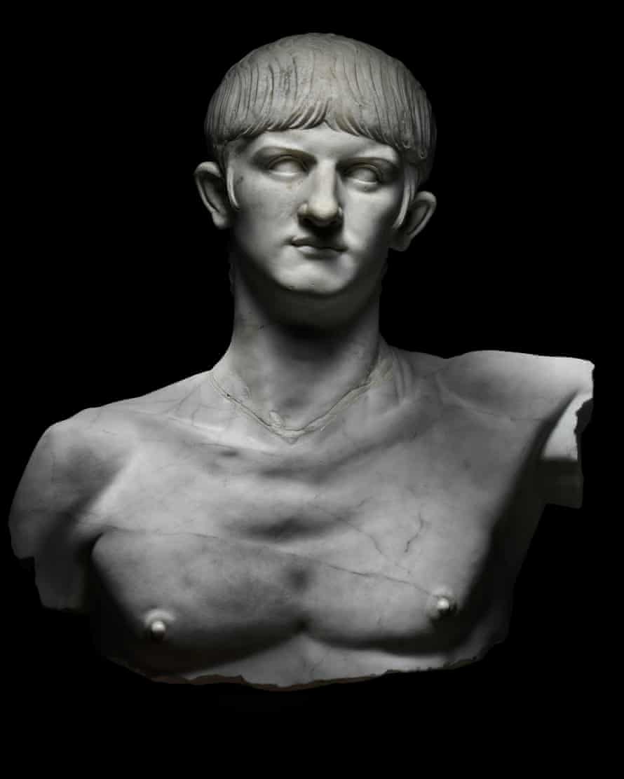 Marble bust of Nero, Italy, around AD 55.