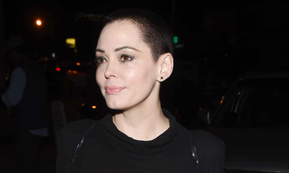 Rose McGowan in Los Angeles in 2017. The actor is one of many women in Hollywood accusing the producer of sexual harassment. 