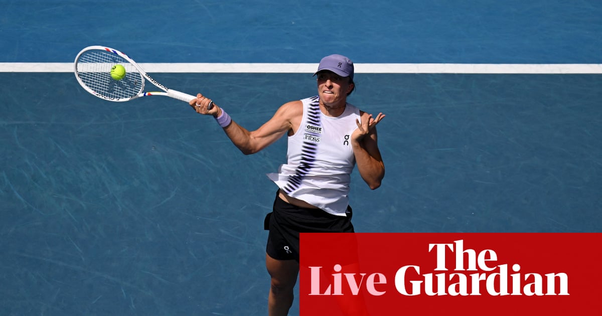 Australian Open 2026 quarter-finals: Rybakina v Swiatek followed by Pegula v Anisimova – live