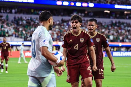Venezuela’s Jon Aramburu during the 2024 Copa América