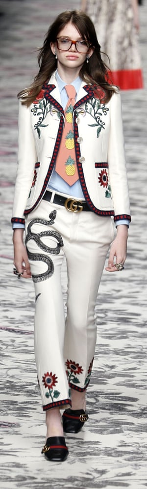 Gucci at Milan Fashion Week on Wednesday.