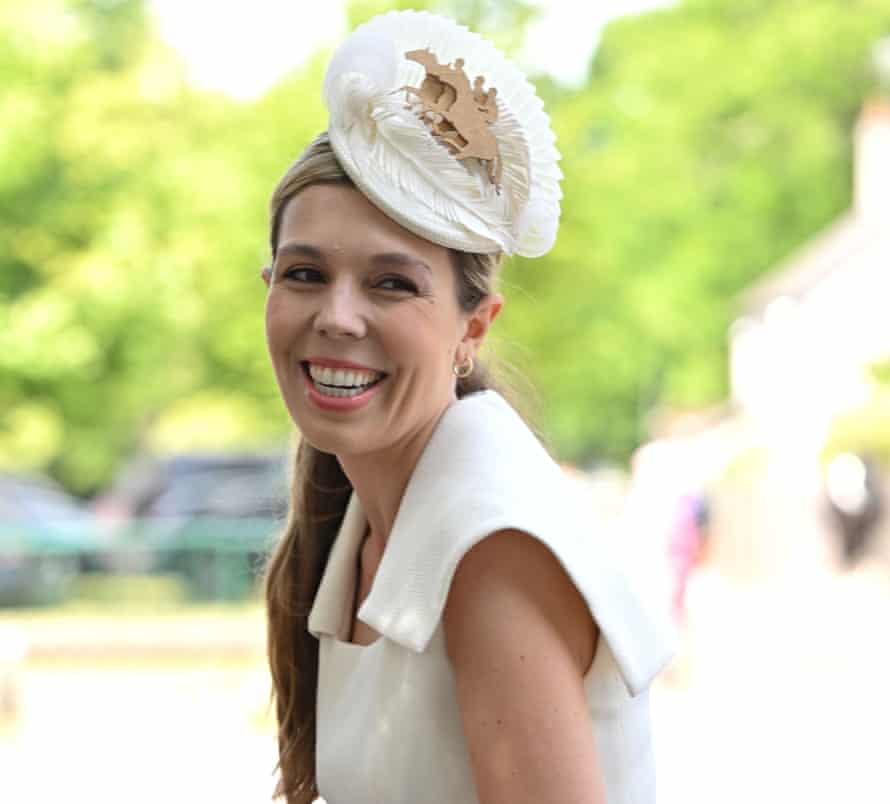 Carrie Johnson has arrived at Royal Ascot.