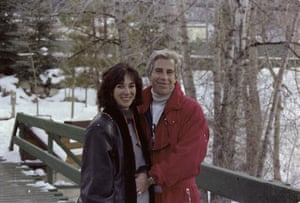 Jeffrey Epstein and girlfriend Ghislaine Maxwell.