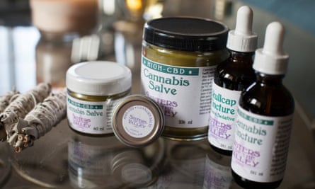 A collection of Sisters of the Valley medicinal marijuana products.