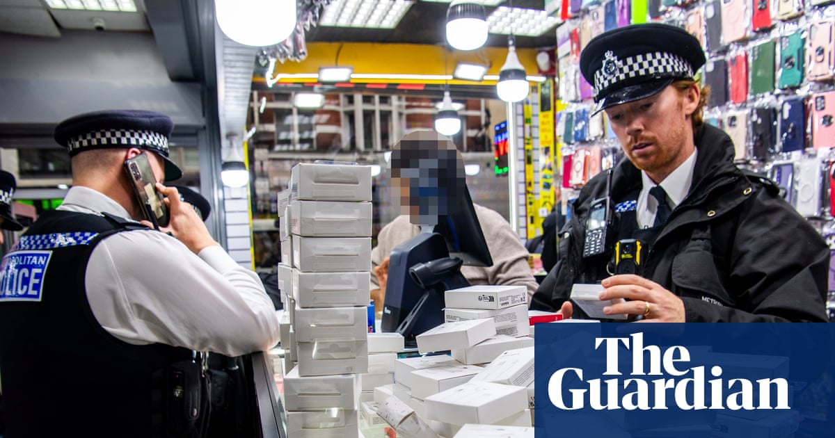 ‘Success is shutting them down’: Met police in fight against illegal vape and phone shops