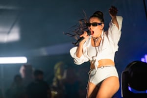 Charli XCX at the festival in Melbourne
