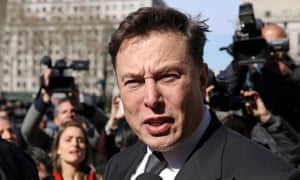 Elon Musk, founder of Tesla, which posted larger-than-expected losses.