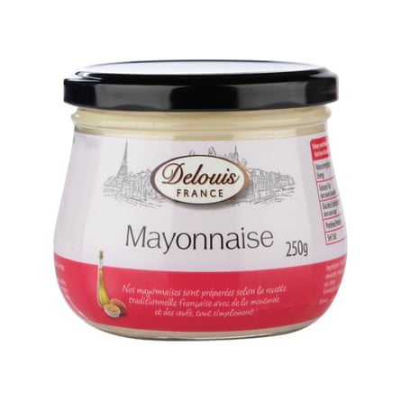 Delouis Mayonnaise jar.