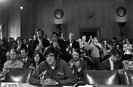 John Kerry testifies about the Vietnam war before the Senate foreign relations committee in 1971