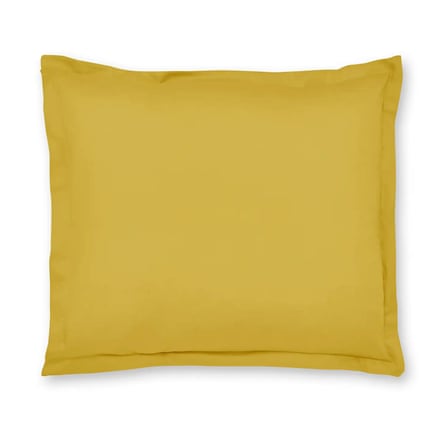Dunelm Pure Cotton Continental Square Pillowcase.