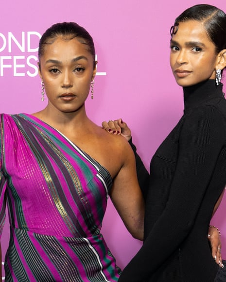 Jasmine Jobson and Ramla Ali photographed on the red carpet at the premiere of In the Shadows, 70th BFI London film festival, 9 October 2026