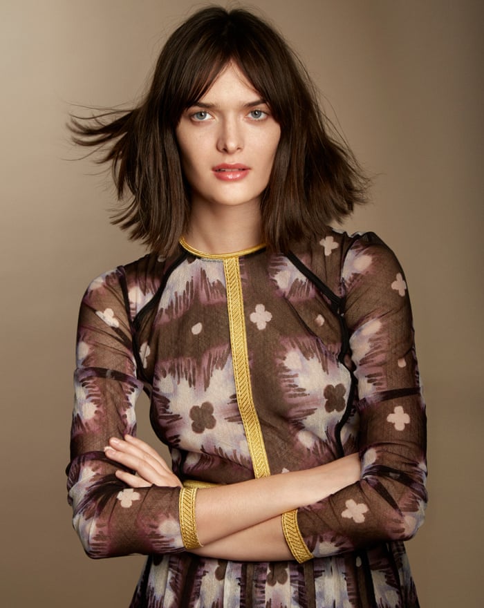 Sam Rollinson wears Burberry Tie-dye tulle dress