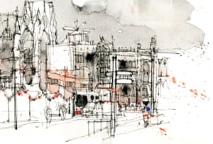 Simone Ridyard Artist Sketch in the city: the artist capturing urban clutter – in pictures ...